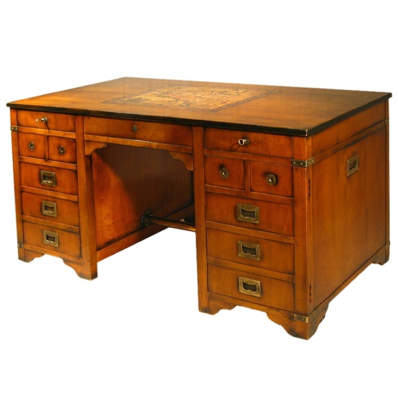 caisson de bureau merisier