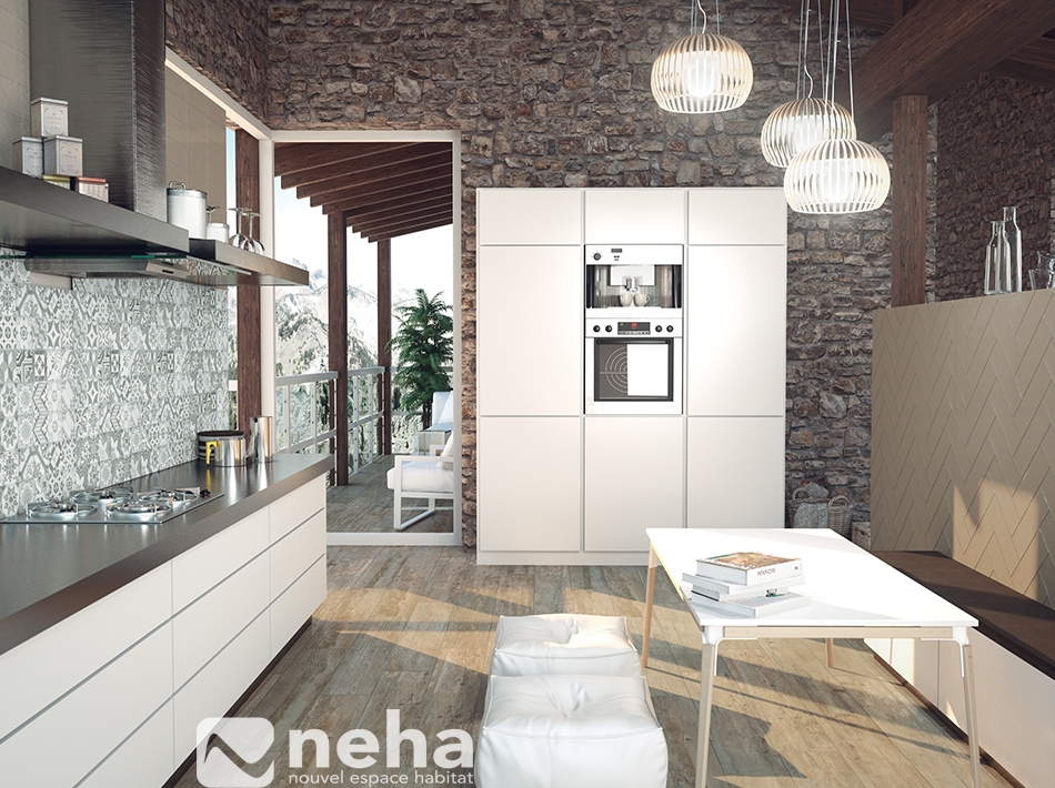 Faïences neha Faience cuisine brique