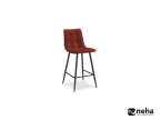 Tabouret avec assise tissu