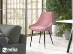 Chaise tissu velours