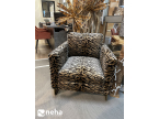 Fauteuil tissu tigre