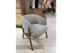 Fauteuil bridge bois et tissu