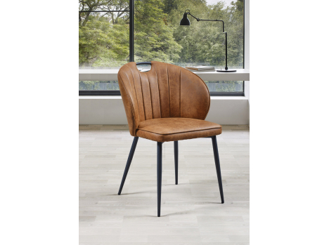Fauteuil en tissu enduit