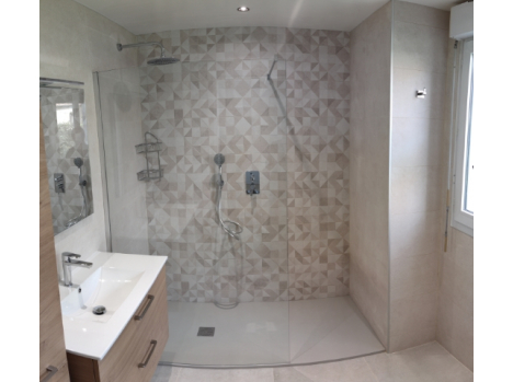 Salle de bain ton beige