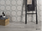 Carrelage chêne grisé imitation parquet