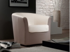 Fauteuil cabriolet cuir ou tissu