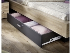 détail du tiroir sous le lit