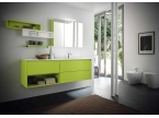 Meuble salle de bain rectangulaire couleur