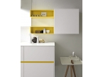 Meuble salle de bain rectangulaire couleur