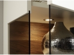 Meuble TV design Bois et laque