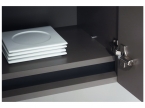 Meuble TV design Bois et laque