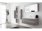 Meuble salle de bain gris