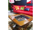 Table basse en merisier