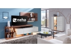 Meuble TV composable bois et laque