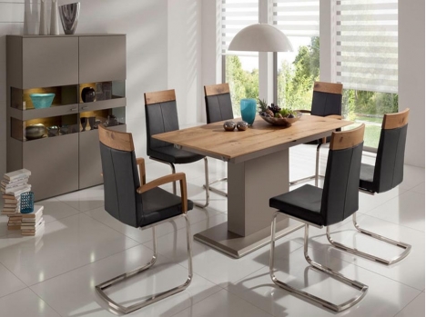 Salle A Manger Design Gris Et Noir Neha