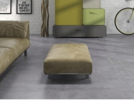 Carrelage gris aspect mat 60x60 cm