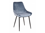 Chaise tissu velours