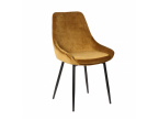 Chaise tissu velours