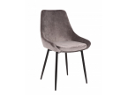 Chaise tissu velours