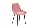Chaise tissu velours