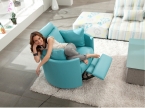 Fauteuil Moon FAMA relax pivotant et à bascule