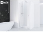 Paroi de douche en niche battante