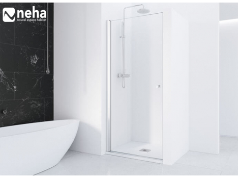 Paroi de douche en niche battante