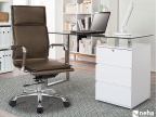 Fauteuil de bureau marron cappuccino