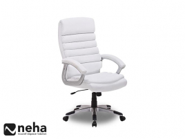 Fauteuil de bureau Keny blanc