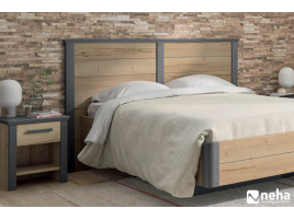 Lit style industriel