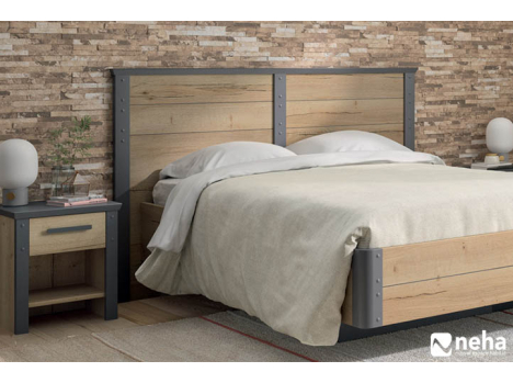 Lit style industriel