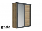 Armoire 1 porte miroir