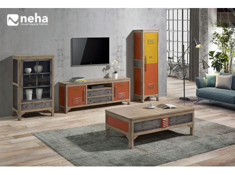 Table basse industrielle