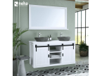 Meuble SDB double vasque L120cm